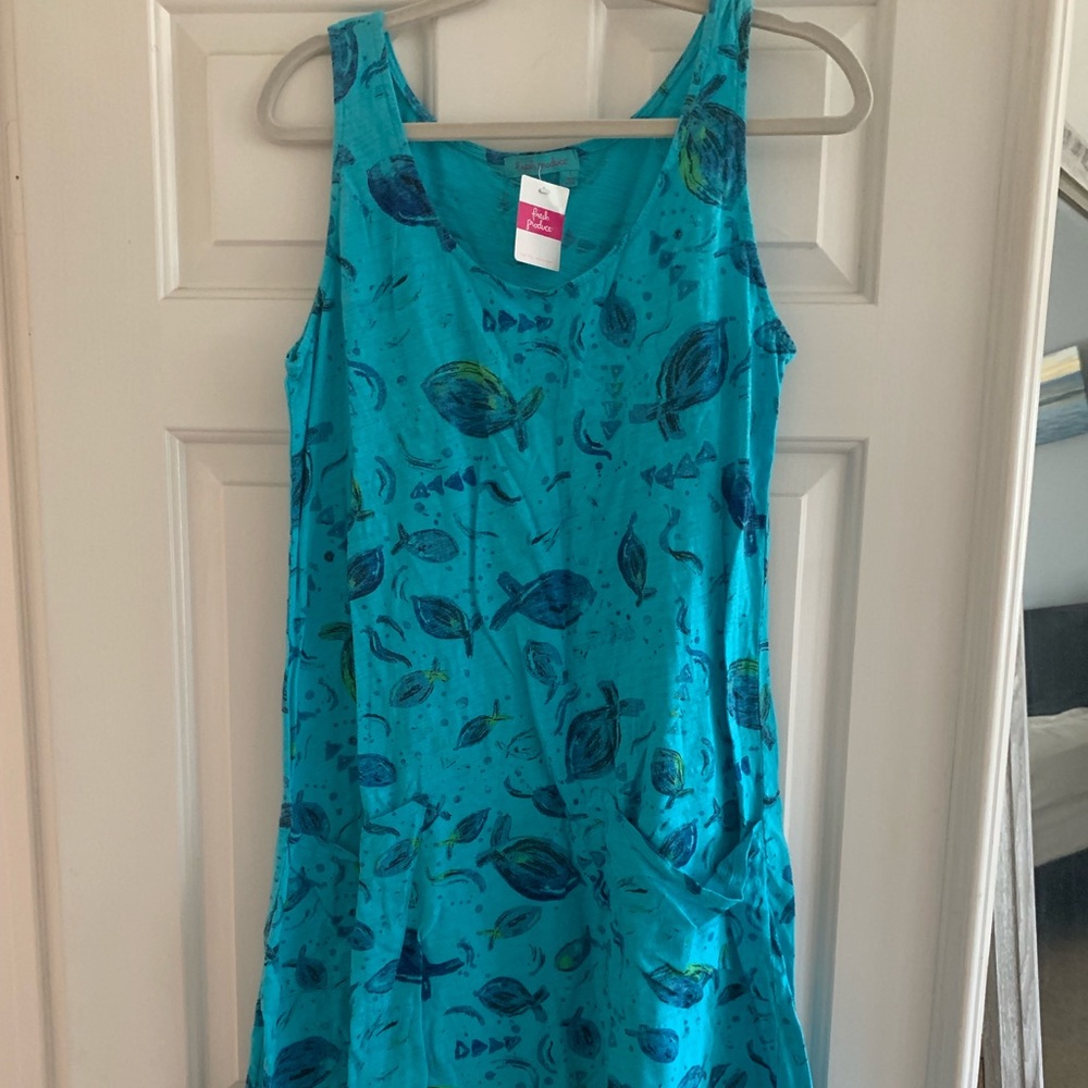 Unworn beach dress- Fresh produce